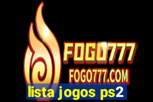 lista jogos ps2